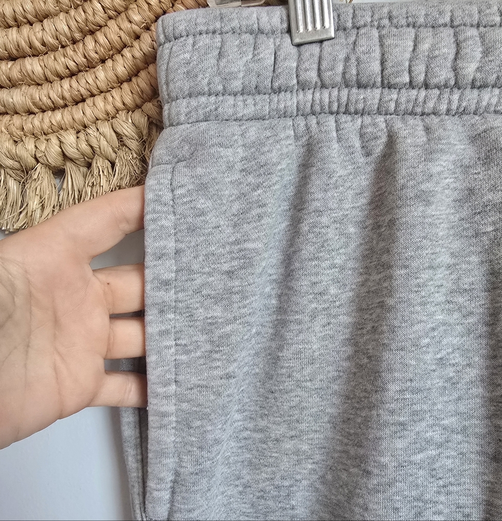 Nike Men Athletic Gym Workout Club Fleece Jogger Sweatpants SZ Large Swoosh Logo - Picture 4 of 9